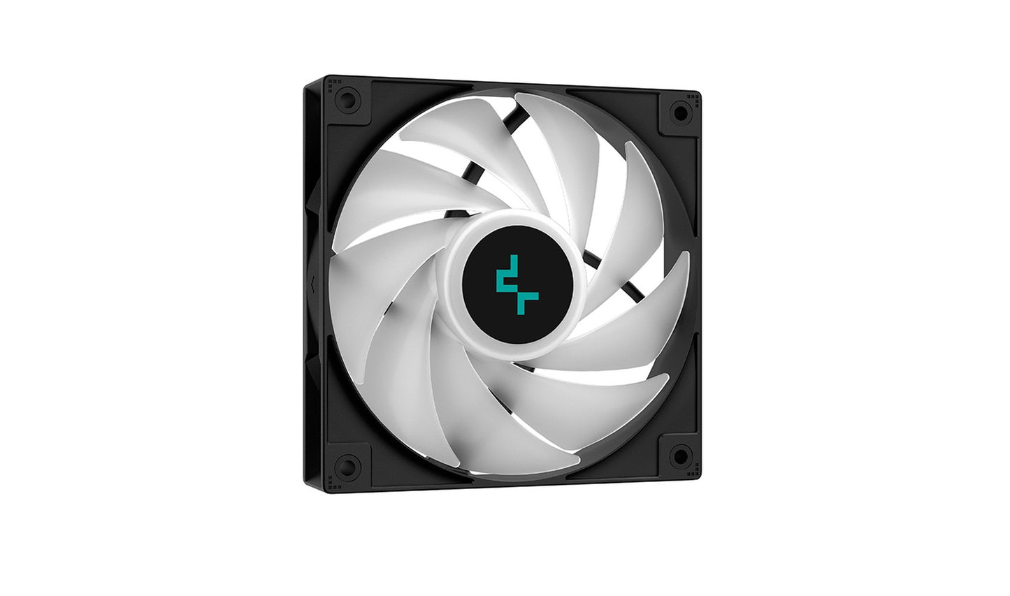 Deepcool AG620 BK ARGB - Luftkühlung - 12 cm - 300 RPM - 1850 RPM - Schwarz - Weiß - Kühler