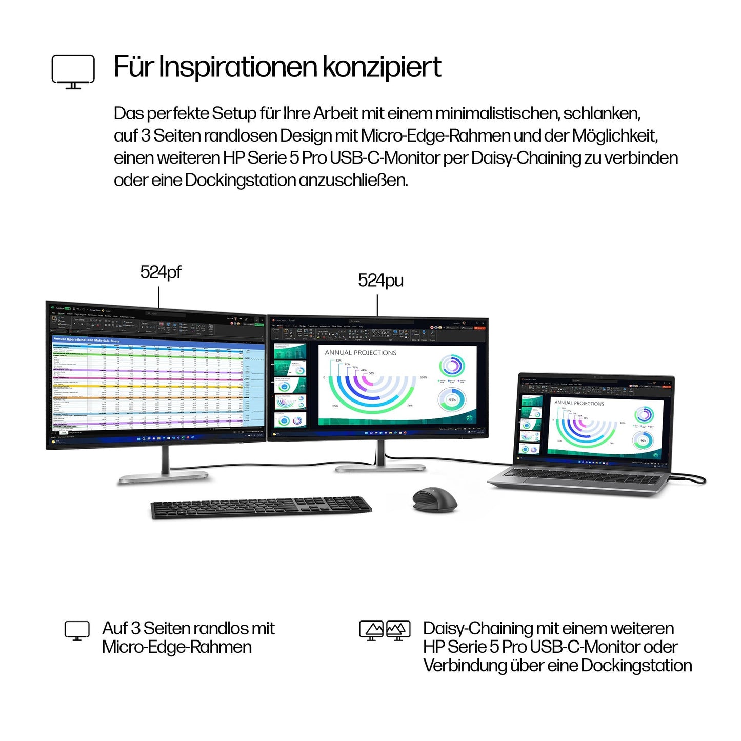HP 524pf - Series 5 Pro - LED - 24 - 60,5 cm - Monitor