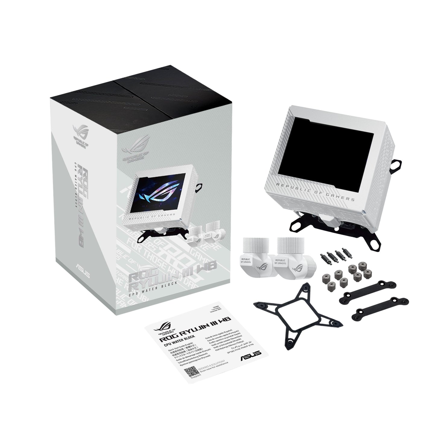 ASUS Rog Ryujin Iii Wb WHT CPU Cooler White Edition - CPU - AMD Sockel AM4 (Ryzen) - Kühler