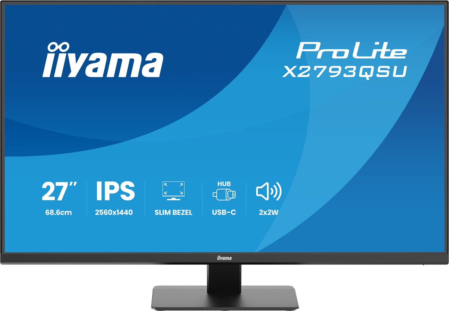 Iiyama ProLite X2793QSU - B1 - LED - 27" - QHD a - IPS - 68,6 cm - Monitor
