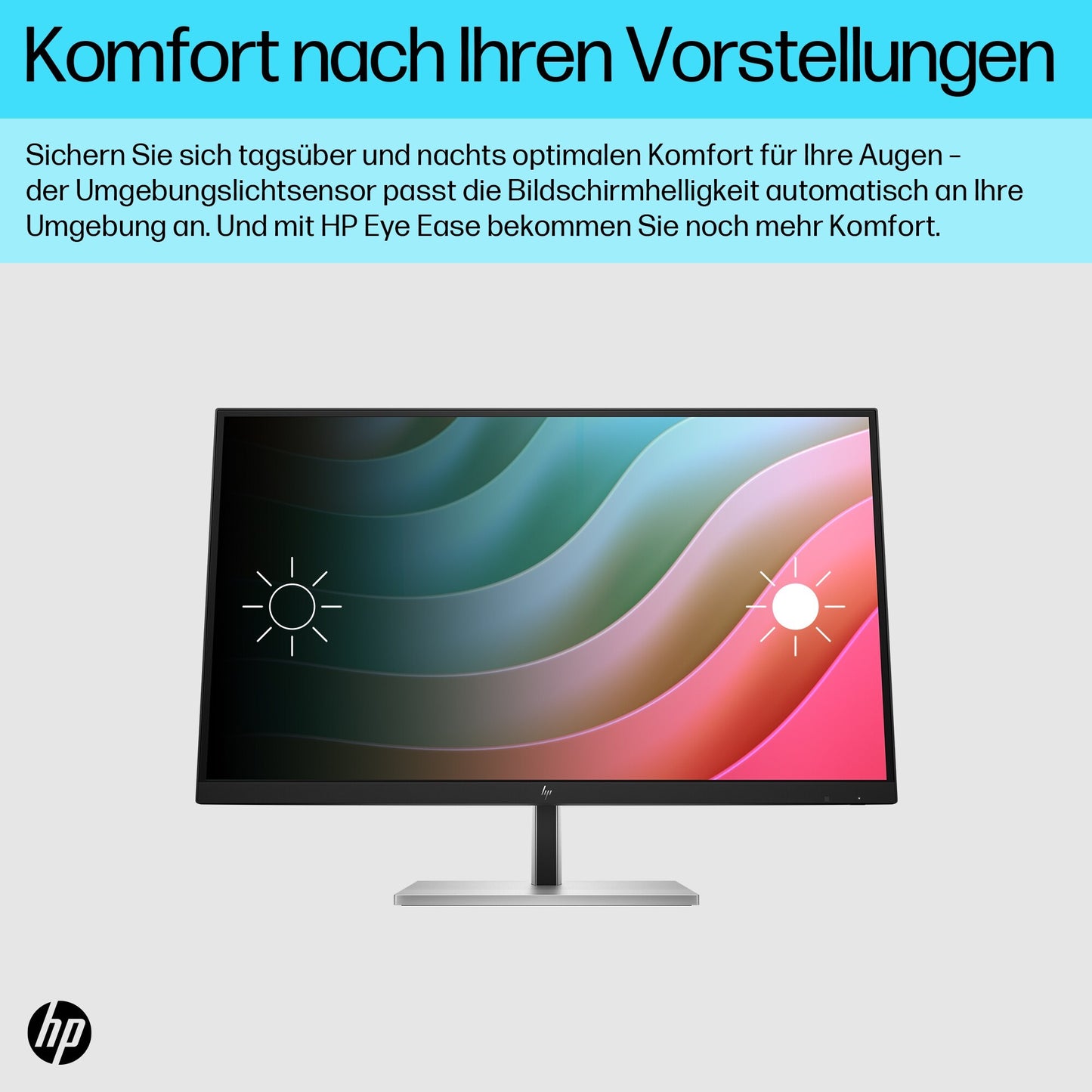 HP E - Series E27k G5 4K USB - C - 68,6 cm (27") - 3840 x 2160 Pixel - 4K Ultra HD - LCD - 5 ms - Schwarz - Silber - Monitor