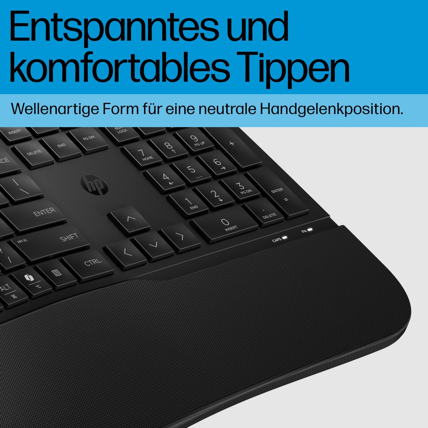 HP 485 Comfort kabelgebundene Tastatur - QWERTZ - Tastatur