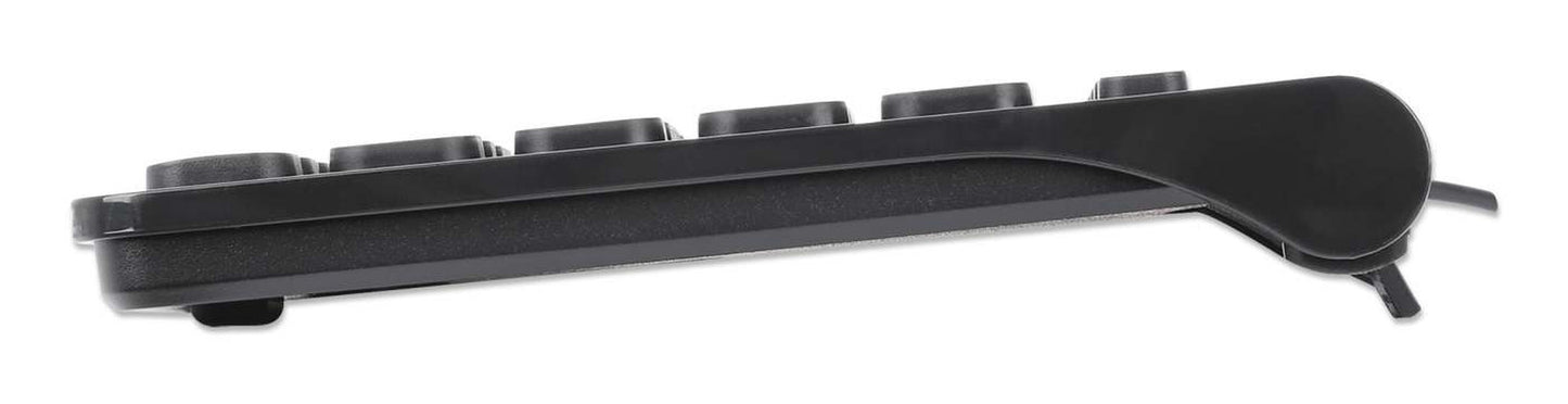 Manhattan Slim USB Mini Kabel schwarz - Tastatur