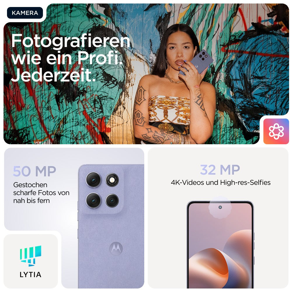 Motorola Moto g86 8+ Pantone Cosmic Sky - Smartphone - 256 GB