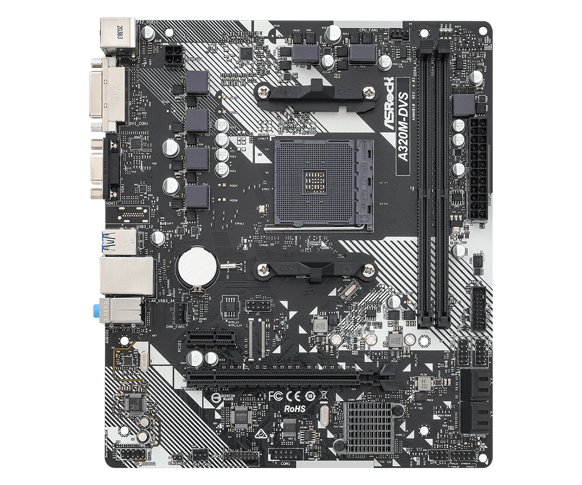 ASRock A320M-DVS R4.0 Mainboard