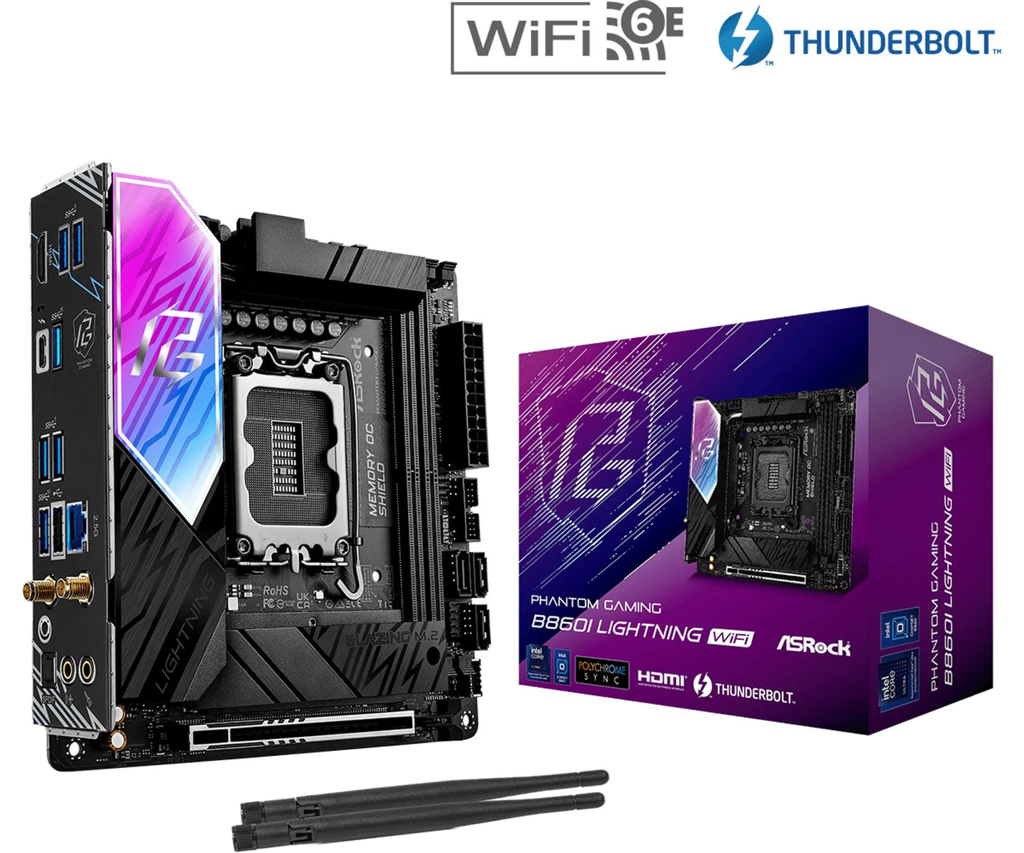 Asrock - B860I Lightning WiFi - Mainboard
