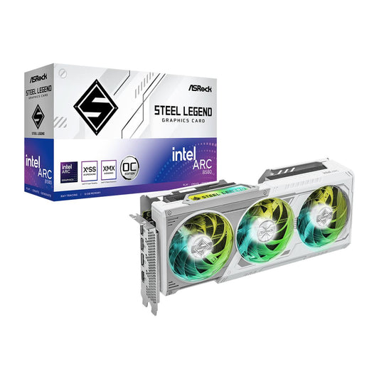 Asrock - Intel® Arc B580 Steel Legend 12GB OC - Grafikkarte
