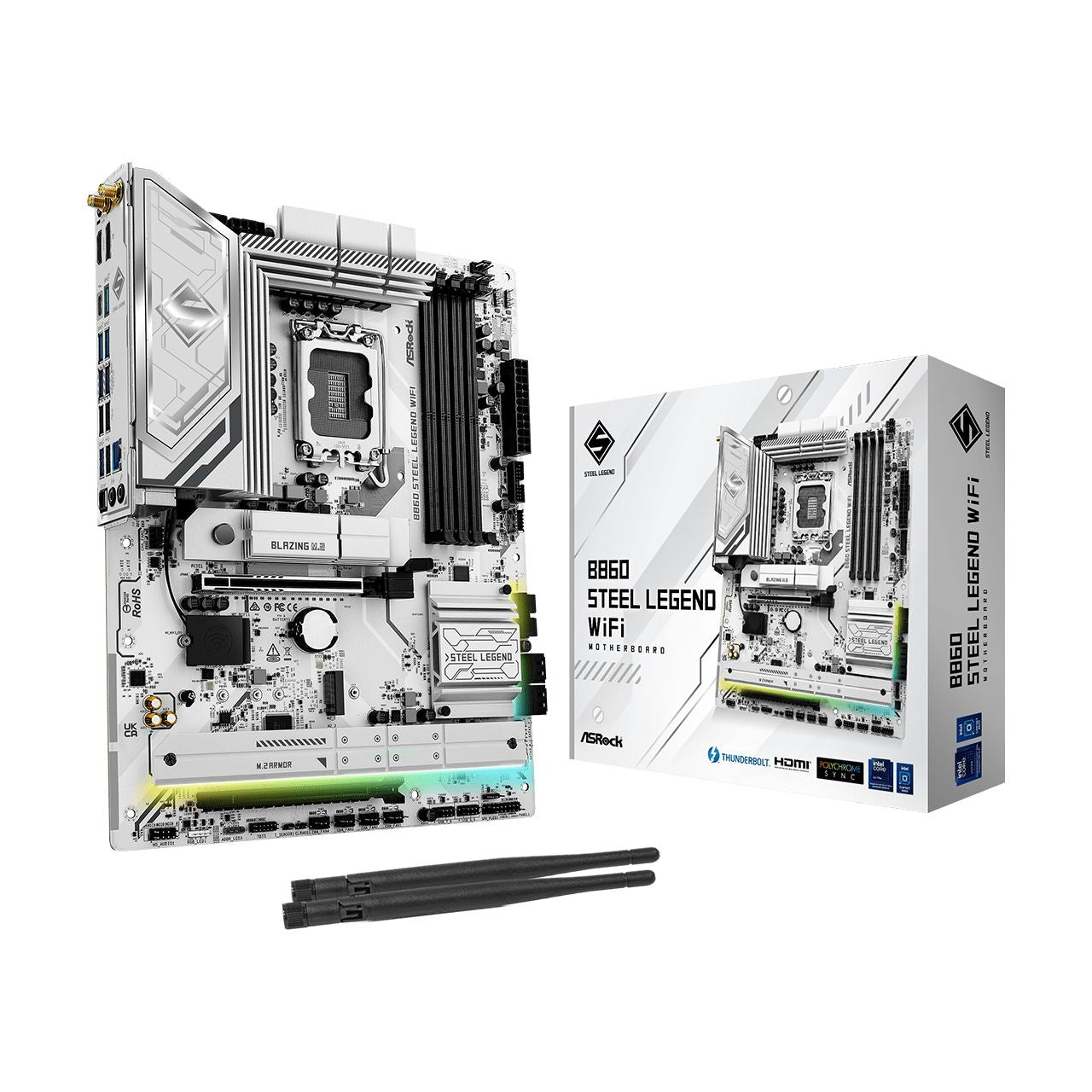 Asrock - B860 Steel Legend WiFi - Mainboard