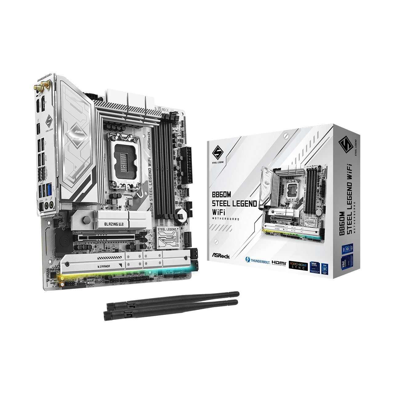 Asrock - B860M Steel Legend WiFi - Mainboard