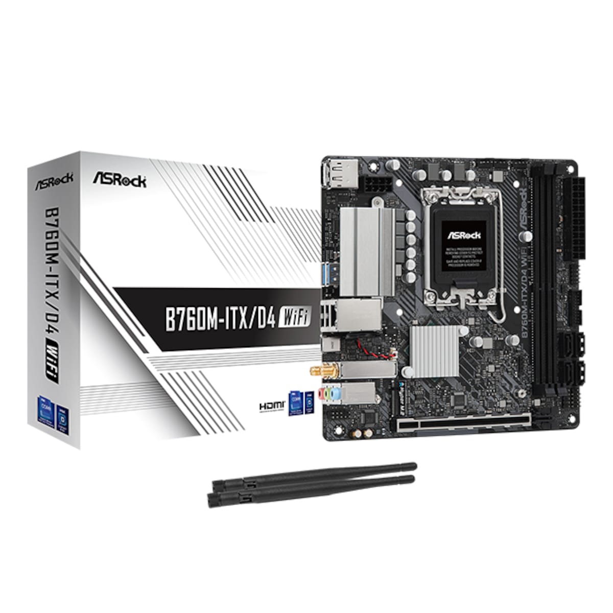 Asrock - B760M-ITX/D4 WIFI - Mainboard