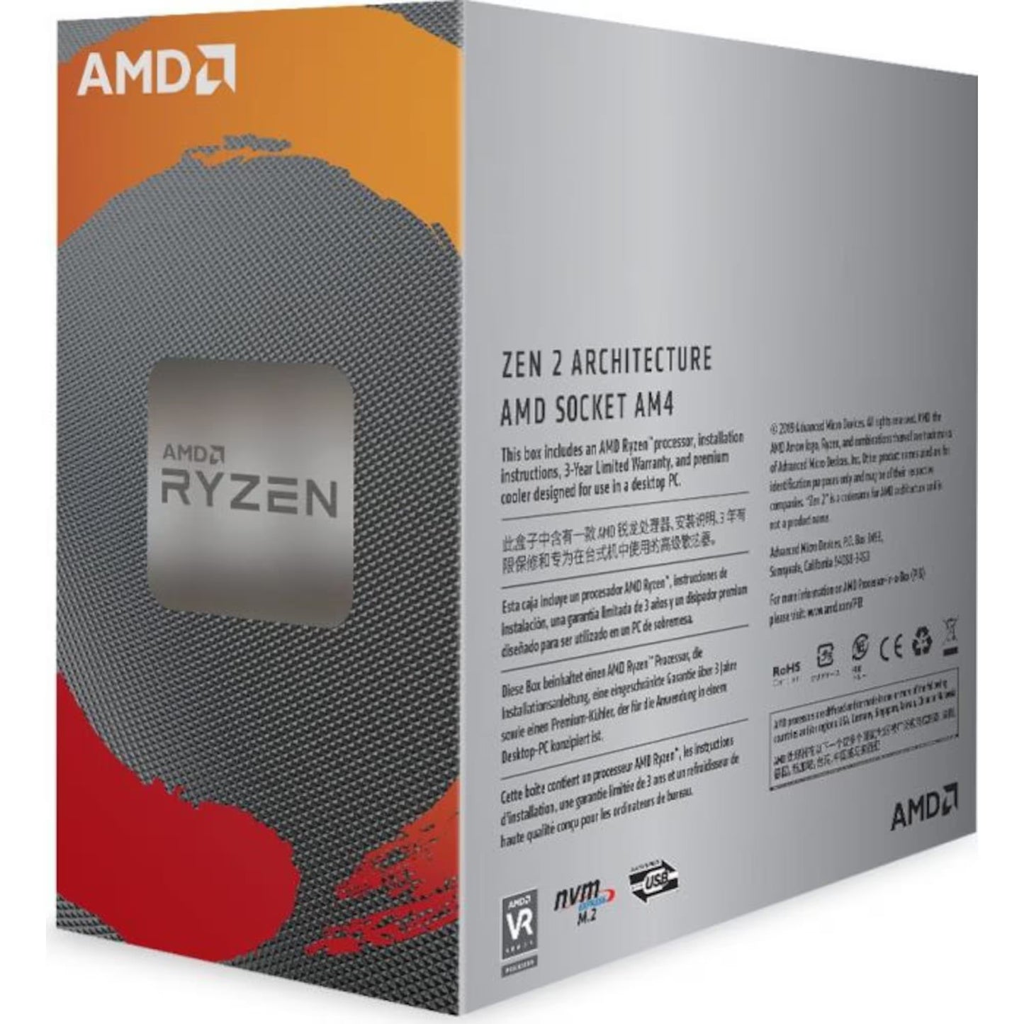 AMD Ryzen 5 3600, 6C/12T, 3.60-4.20GHz, boxed