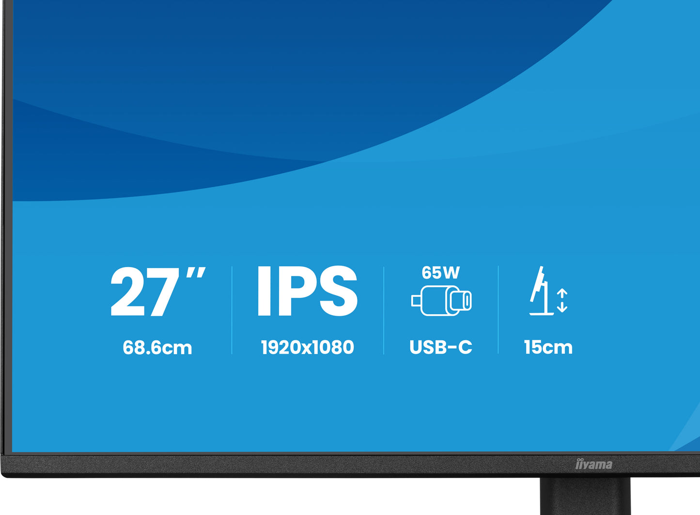 Iiyama 27" USB - C Charging - 27" - Monitor