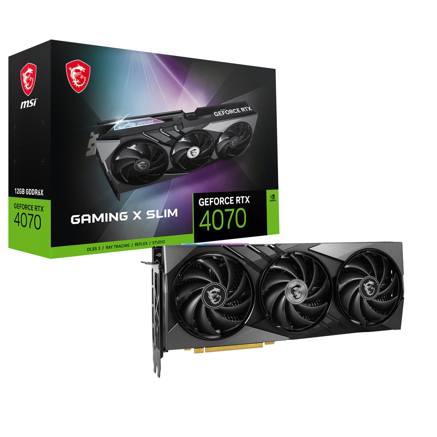 MSI GeForce RTX 4070 Gaming X Slim 12G