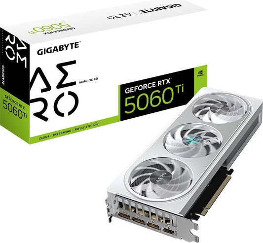 GigaByte - GeForce RTX 5060 Ti AERO OC 8G - Grafikkarte