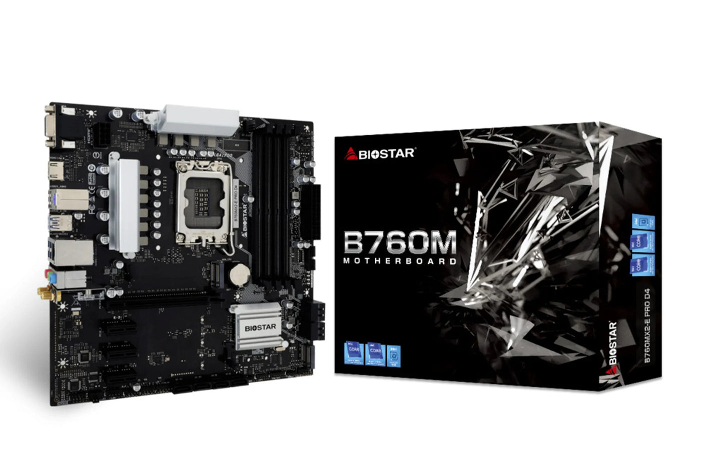 Biostar - B760MX2-E Pro D4 - Mainboard