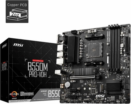 MSI - B550M PRO-VDH, Mainboard