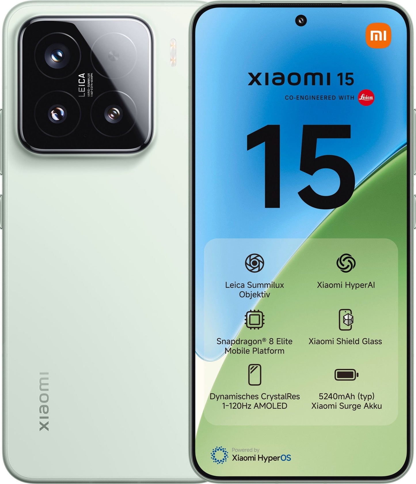 Xiaomi 15 - 5G Smartphone - Dual - SIM - Mobiltelefon