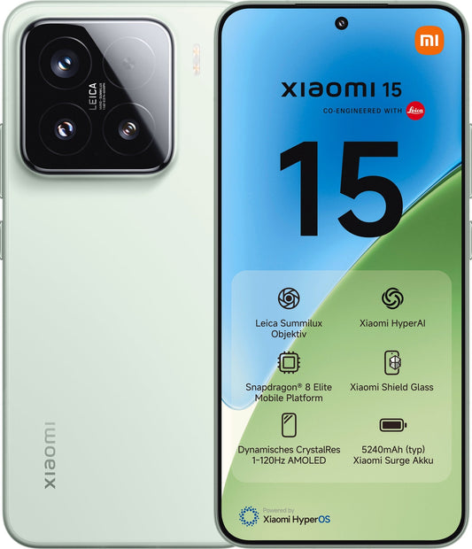 Xiaomi 15 - 5G Smartphone - Dual - SIM - Mobiltelefon