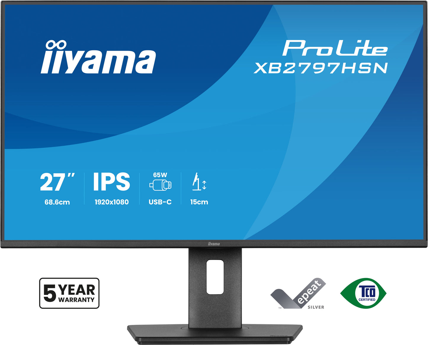 Iiyama 27" USB - C Charging - 27" - Monitor
