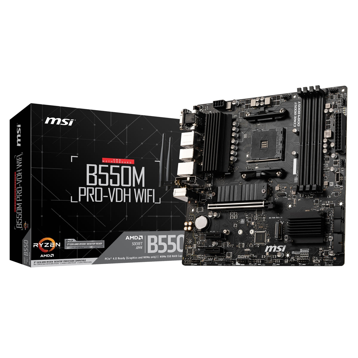 MSI - B550M PRO-VDH WIFI - Mainboard