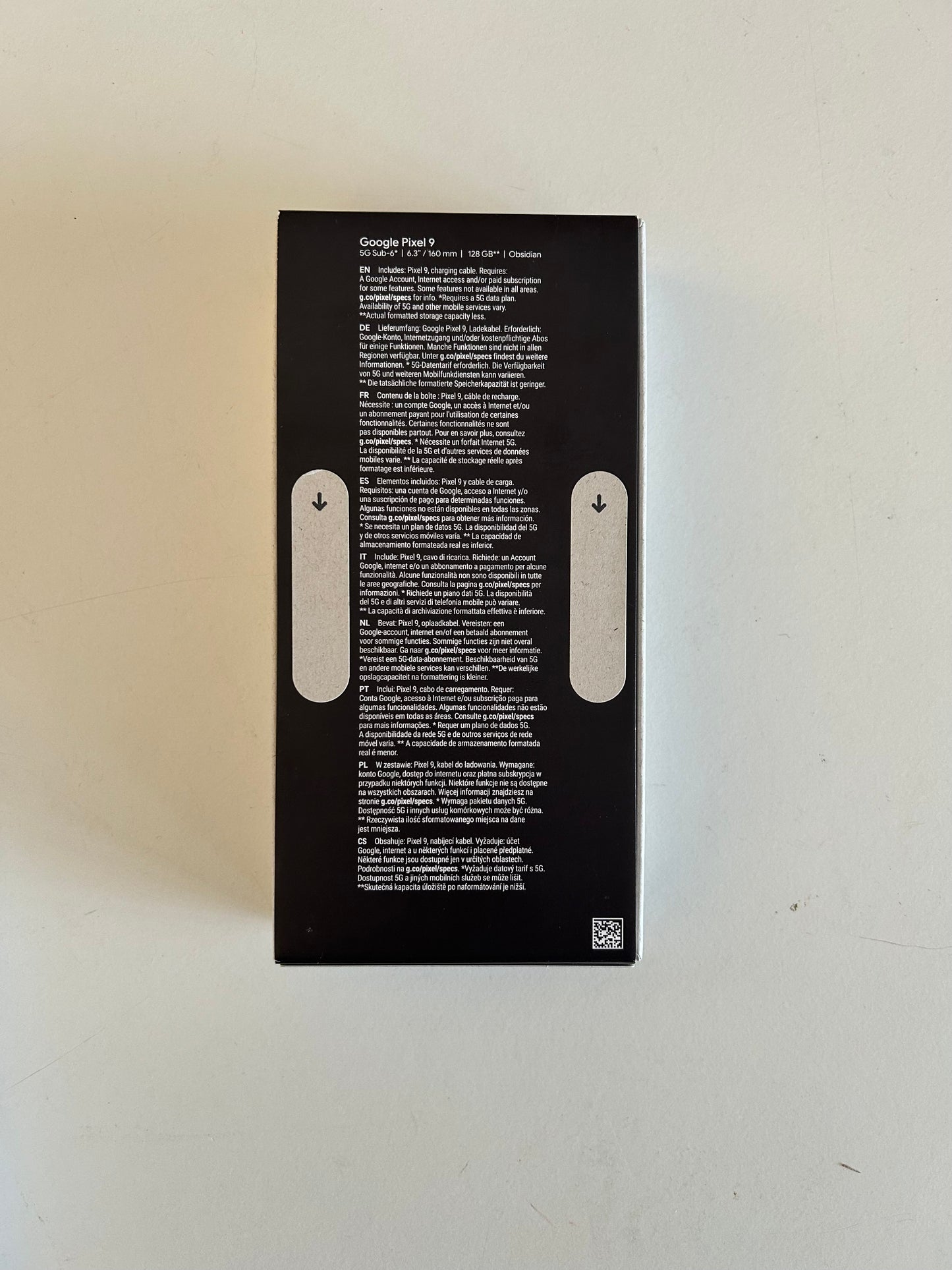 Google Pixel 9 128GB Obsidian