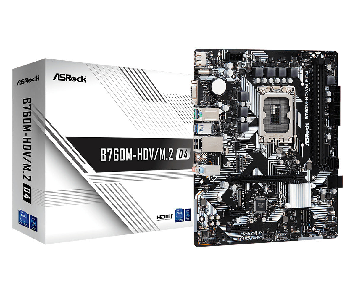 ASRock B760M-HDV/M.2 D4 - Mainboard