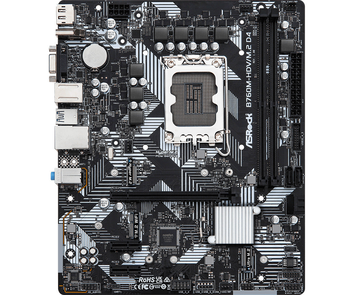 ASRock B760M-HDV/M.2 D4 - Mainboard