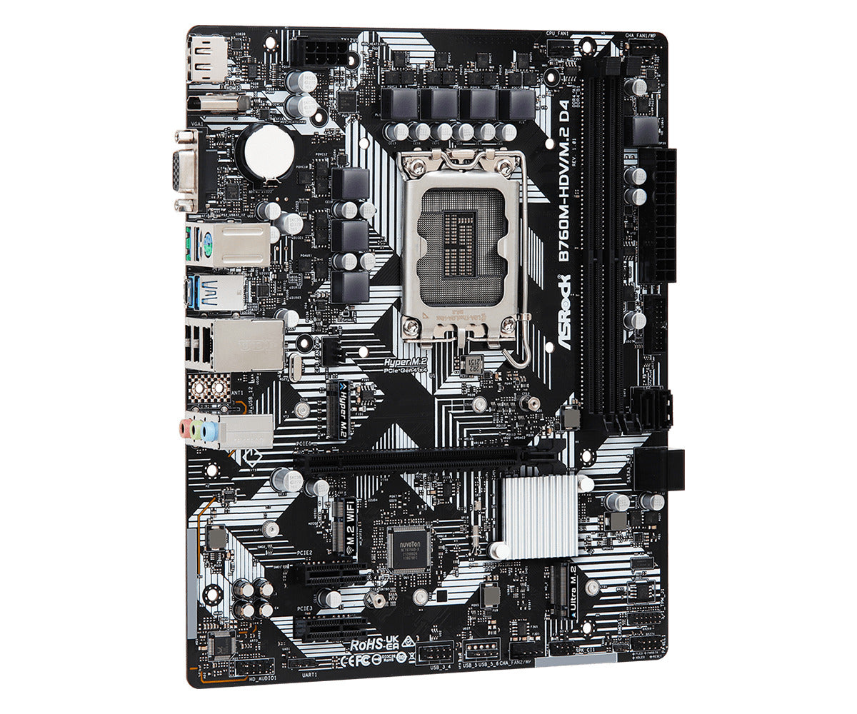 ASRock B760M-HDV/M.2 D4 - Mainboard