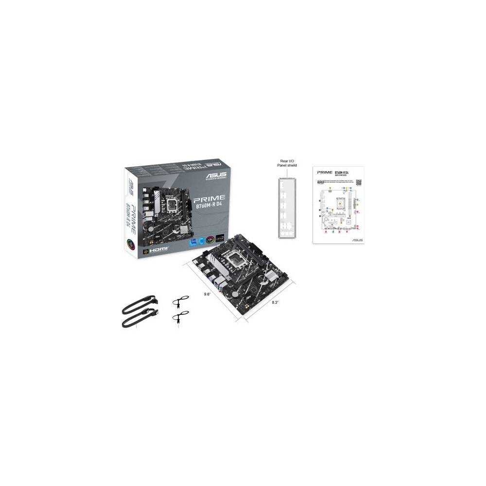 Asus - PRIME B760M-R D4 - Mainboard