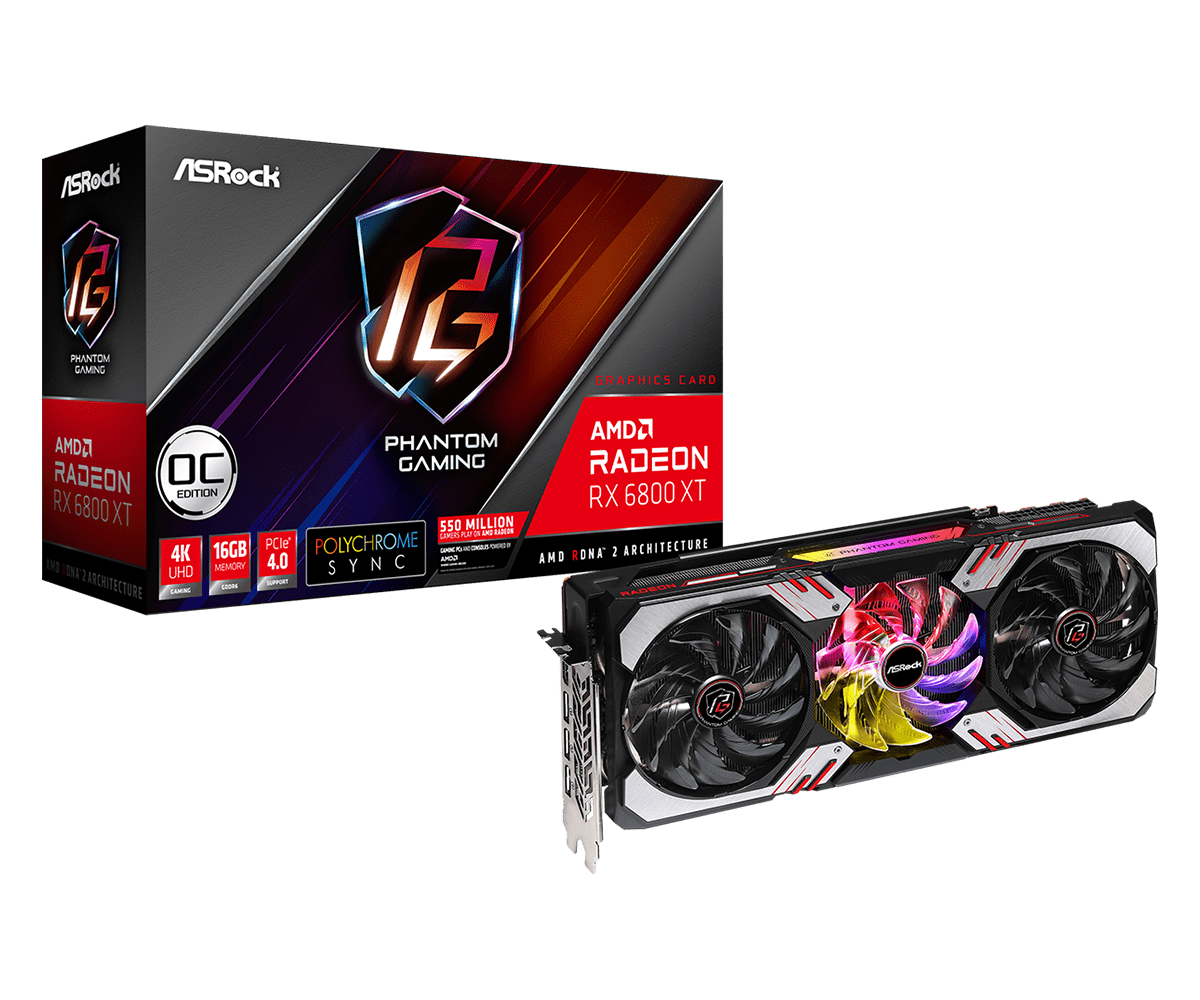 ASRock Radeon RX 6800 XT Phantom Gaming 16GB OC