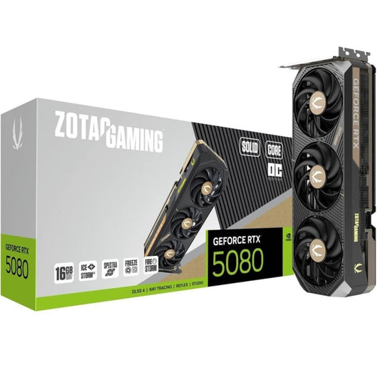 ZOTAC GAMING GeForce RTX 5080 Solid Core OC - PCI - Grafikkarte