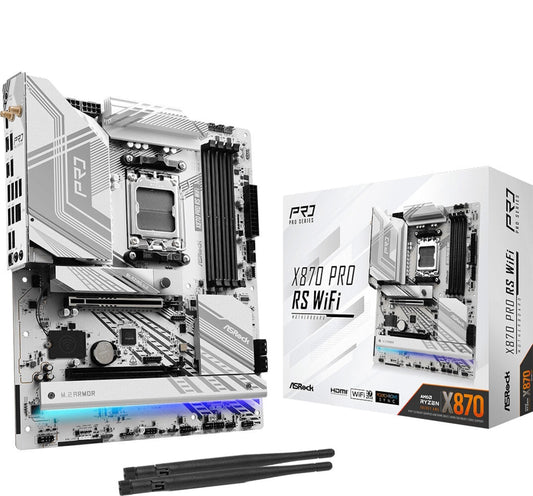 ASRock Motherboard - X870 Pro Rs WiFi - AMD Sockel AM5 (Ryzen Zen4) - Mainboard