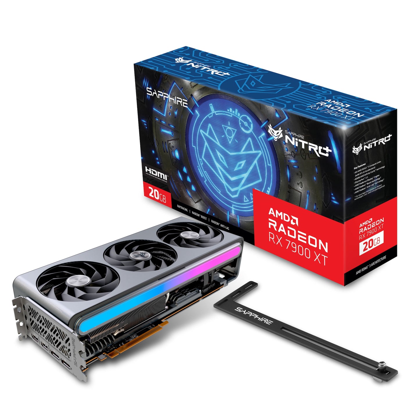 SAPPHIRE - Radeon RX 7900 XT NITRO+ Vapor-X 20GB, Grafikkarte