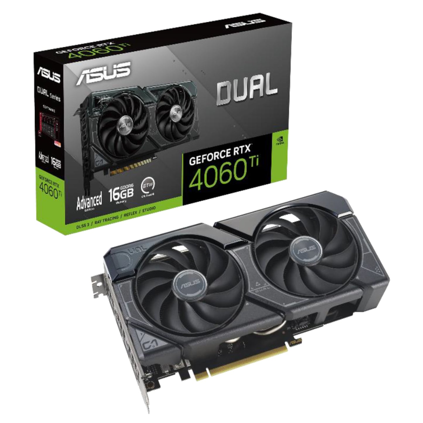 ASUS - GeForce RTX 4060 Ti DUAL-A16G, Grafikkarte