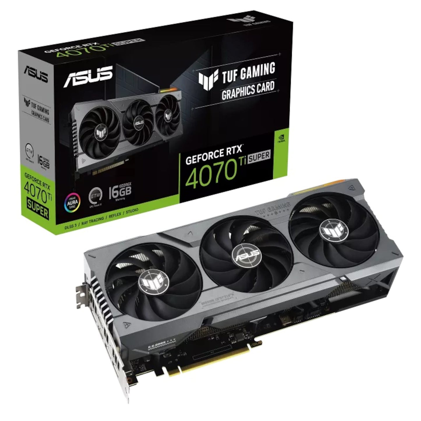 ASUS - GeForce RTX 4070 Ti SUPER TUF GAMING, Grafikkarte