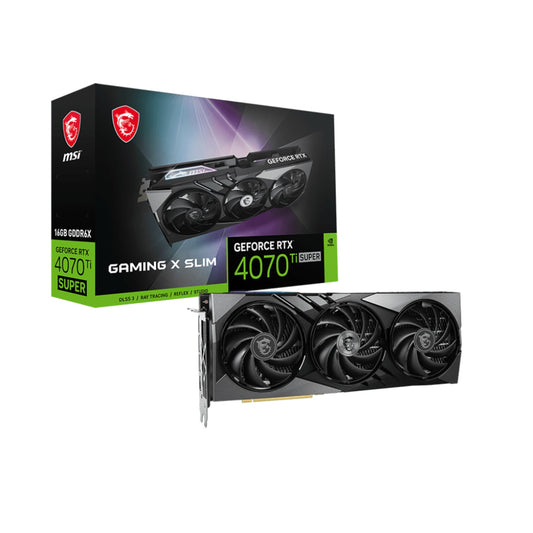 MSI - GeForce RTX 4070 Ti SUPER 16G GAMING X SLIM, Grafikkarte