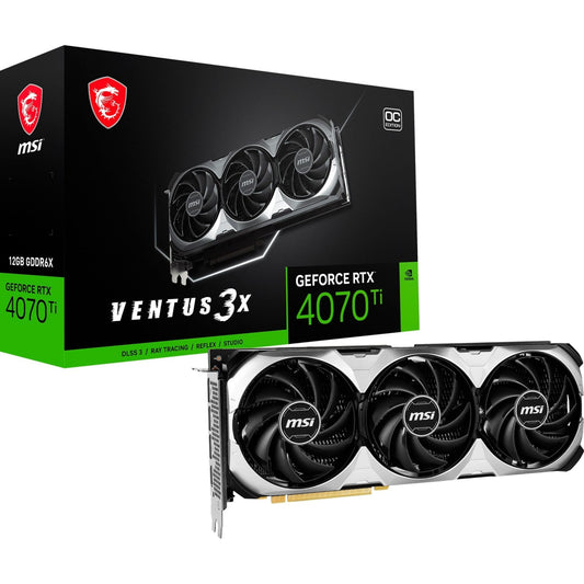 MSI - GeForce RTX 4070 Ti SUPER 16G VENTUS 3X OC, Grafikkarte