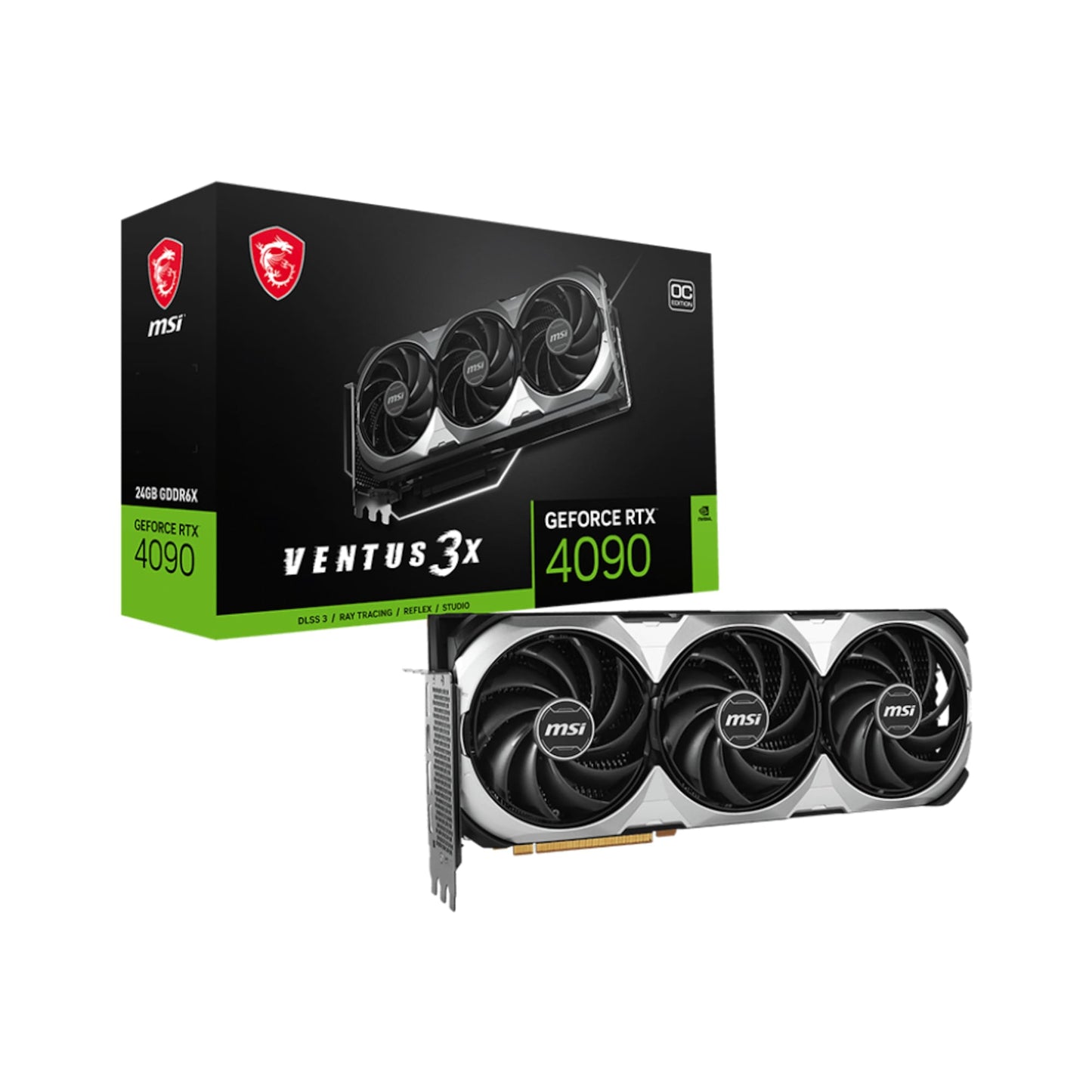 MSI - GeForce RTX 4090 VENTUS 3X E 24G OC, Grafikkarte