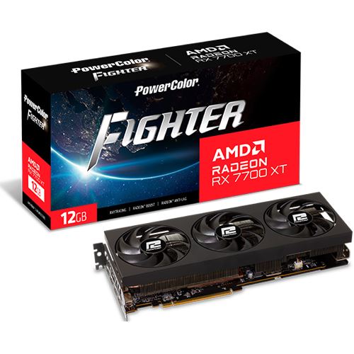 PowerColor - Radeon RX 7700 XT Fighter 12GB OC