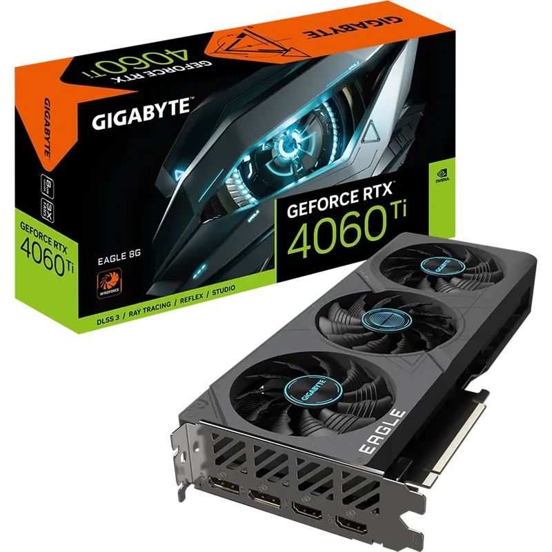 GIGABYTE - GeForce RTX 4060 Ti EAGLE 8G, Grafikkarte