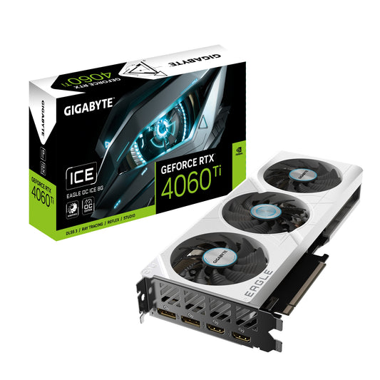 GIGABYTE - GeForce RTX 4060 Ti EAGLE OC ICE 8G, Grafikkarte