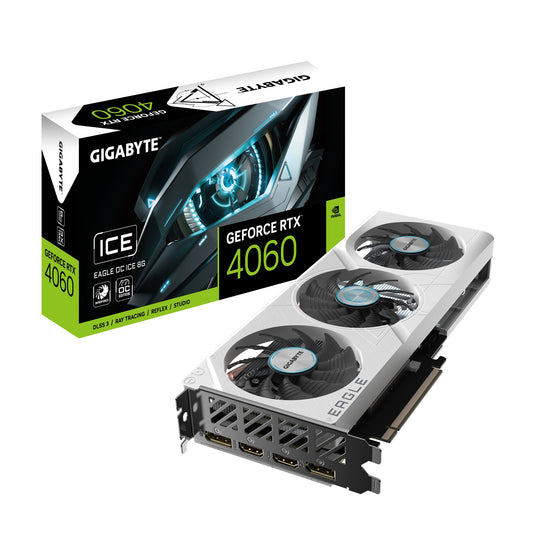 GIGABYTE - GeForce RTX 4060 EAGLE ICE, Grafikkarte