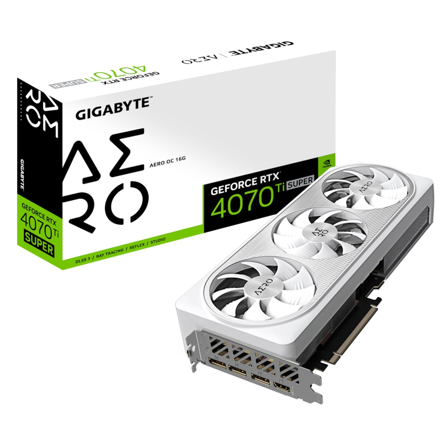 GIGABYTE - GeForce RTX 4070 Ti SUPER AERO OC 16G, Grafikkarte