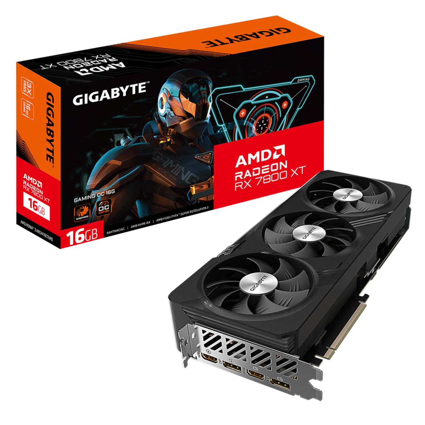 GIGABYTE - Radeon RX 7800 XT GAMING OC 16G, Grafikkarte