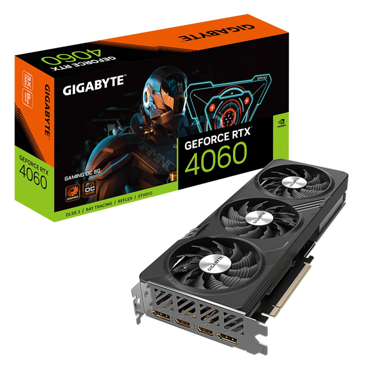 GIGABYTE - GeForce RTX 4060 GAMING OC, Grafikkarte