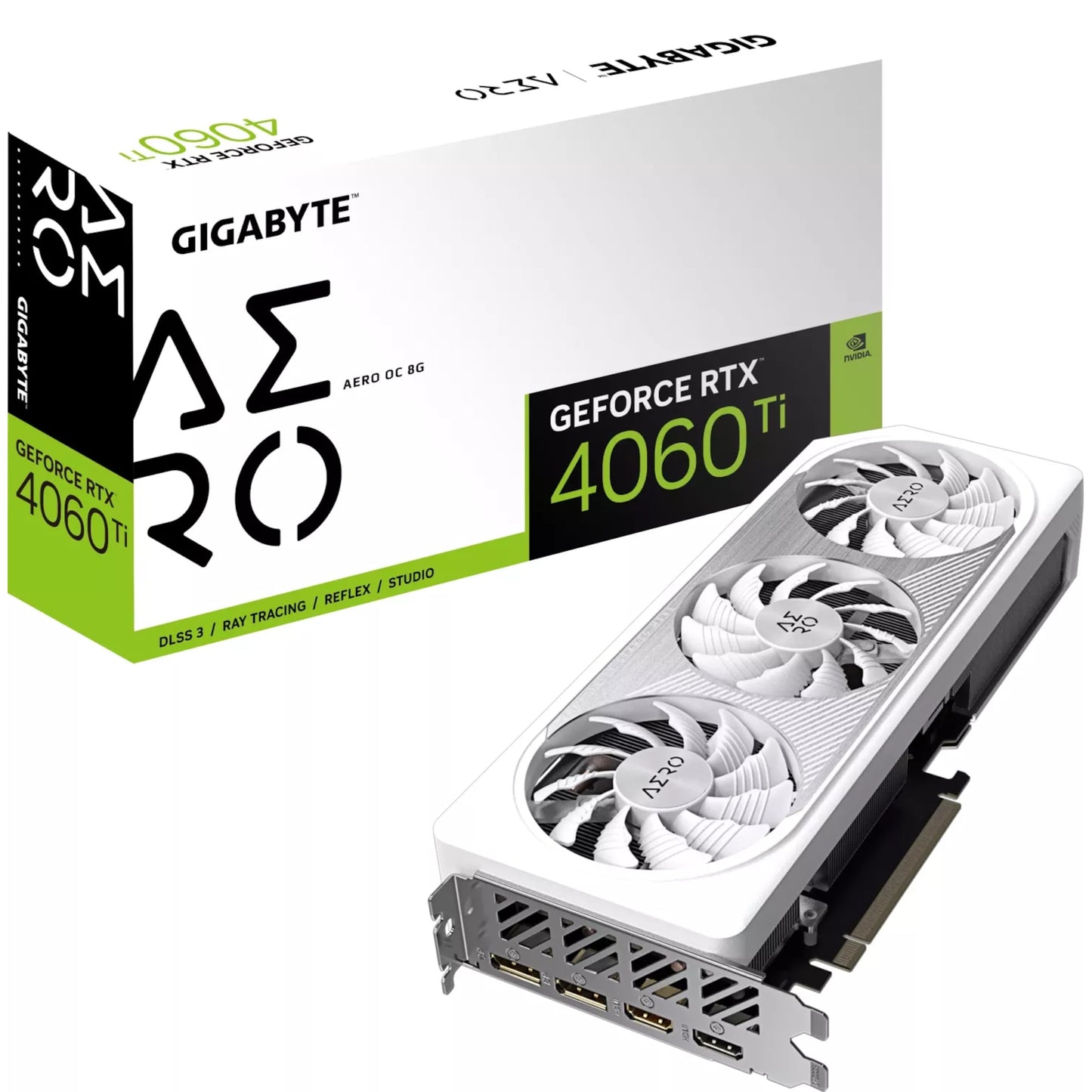 GIGABYTE - GeForce RTX 4060 Ti AERO OC 8G, Grafikkarte