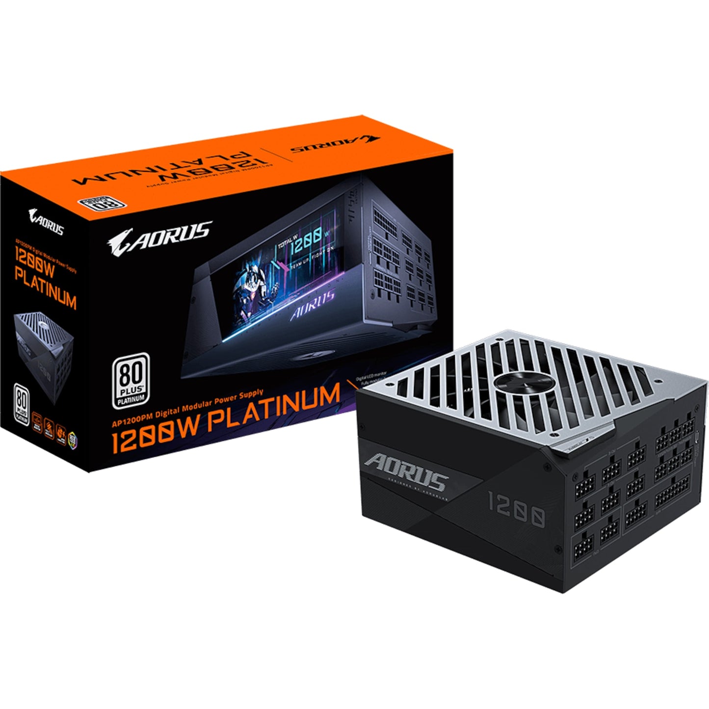 GIGABYTE - AORUS P1200W 80+ PLATINUM Modular, PC-Netzteil