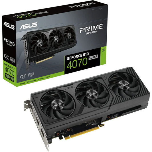 ASUS - GeForce RTX 4070 SUPER PRIME OC, Grafikkarte