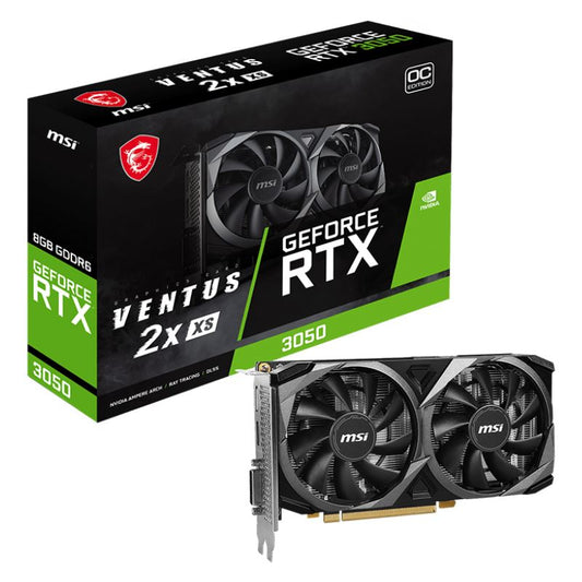 MSI - GeForce RTX 3050 Ventus 2X XS 8G OC, Grafikkarte