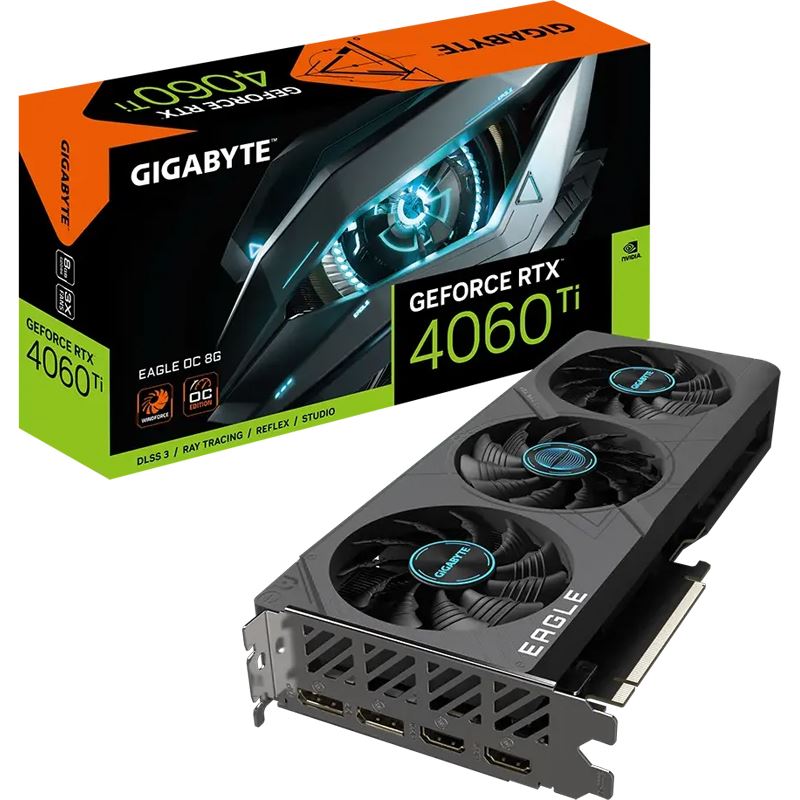 GIGABYTE - GeForce RTX 4060 Ti EAGLE OC 8G, Grafikkarte